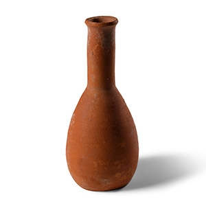 Roman Terracotta Vase with Spiral Decorated Base