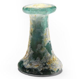 Roman Glass Cotton-Reel Type Bottle