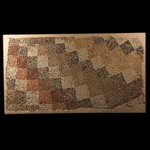 Roman Geometric Floor Mosaic