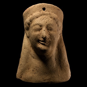 Greek Terracotta Protome Mask
