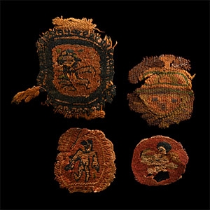 Egyptian Coptic Textile Collection in Folder