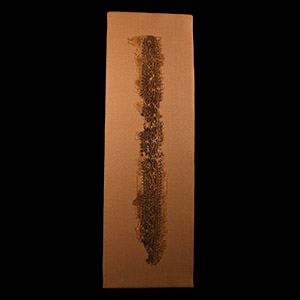 Egyptian Mounted Coptic Textile with Vines