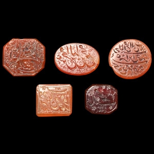 Carnelian Calligraphic Gemstone Collection