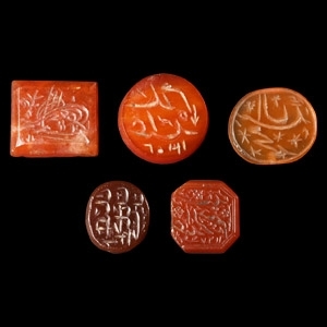 Carnelian Calligraphic Gemstone Collection