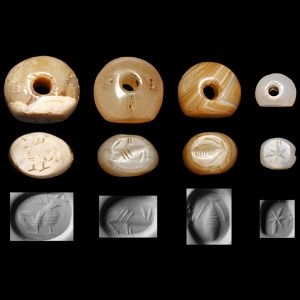 Sassanian Agate Stamp Seal Collection