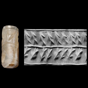 Western Asiatic Chalcedony Cylinder Seal
