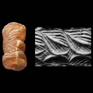 Western Asiatic Alabaster Cylinder Seal