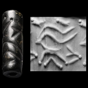 Jemdet Nasr Haematite Cylinder Seal