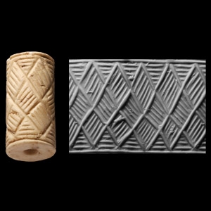 Western Asiatic Stone Cylinder Seal