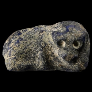 Western Asiatic Lapis Lazuli Lion Amulet