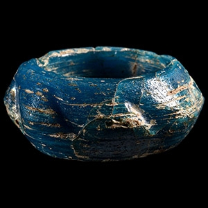 Egyptian Blue Glass Ring