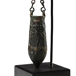 Bronze Situla with Chain
