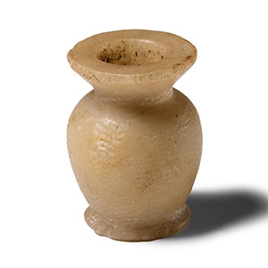 Egyptian Alabaster Cosmetic Vessel