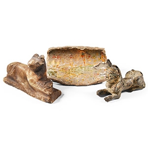 Egyptian Style Figurine and Plaque Collection