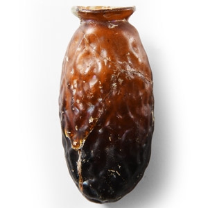Roman Amber Glass Date Vessel