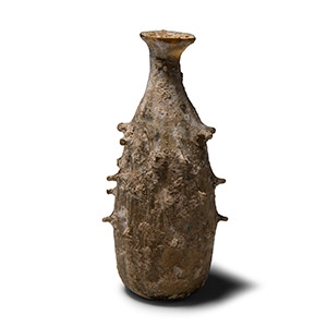 Western Asiatic Yellow Glass Wart Vessel