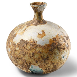 Roman Emerald Green Flask