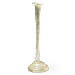 Roman Glass Candlestick Unguentarium