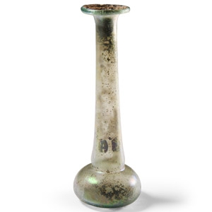 Roman Glass Candlestick Unguentarium