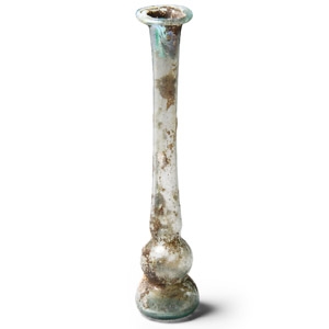 Roman Glass Candlestick Unguentarium