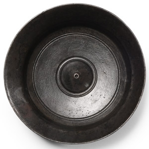 Roman Bronze Bowl with Concentric Circles