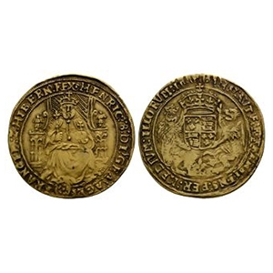 English Medieval Coins - Henry VIII - BM Electrotype Half Sovereign