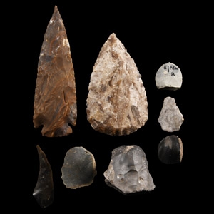 Stone Age Flint Implement Collection