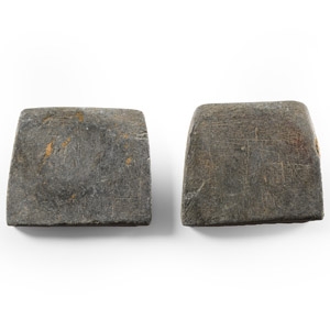 Egyptian Schist Cosmetic Palette Pair
