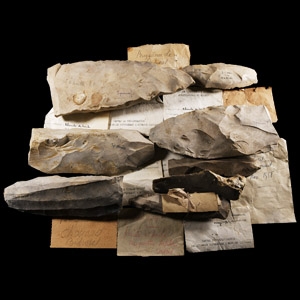 Large Stone Age Belgian Flint Implement Collection