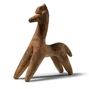Cypriot Bichrome Ware Horse Model
