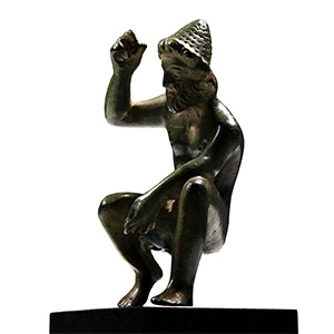 Greek Bronze Hephaistos Statuette