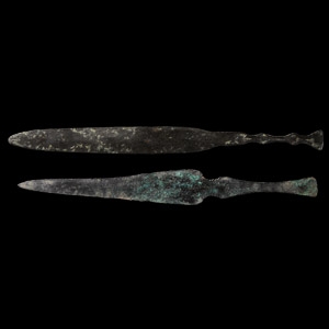 Luristan Bronze Dagger Pair