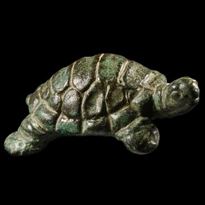 Roman Bronze Tortoise Figure