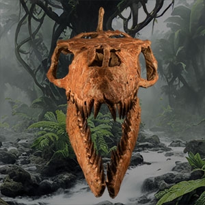 Natural History - Mosasaur Marine Dinosaur Skull