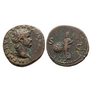 Ancient Roman Imperial Coins - Nero - Victory AE As