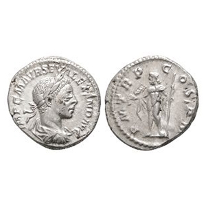 Ancient Roman Imperial Coins - Severus Alexander - Jupiter AR Denarius