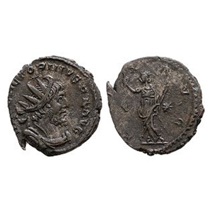 Ancient Roman Imperial Coins - Victorinus - Pax AE Antoninianus