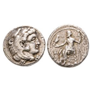 Ancient Greek Coins - Macedonia - Alexander III (The Great) - Zeus AR Tetradrachm
