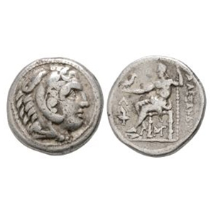 Ancient Greek Coins - Macedonia - Alexander III (The Great) - Zeus AR Tetradrachm