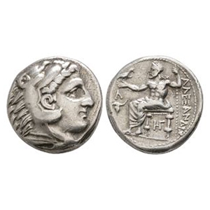 Ancient Greek Coins - Macedonia - Alexander III (The Great) under Kassander - Zeus AR Tetradrachm