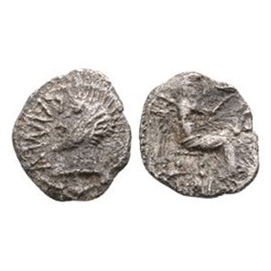Celtic Iron Age Coins - Catuvellauni - Cunobelin - Seated Victory AR Unit