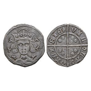 Irish Coins - Ireland - OReilly Money - AR Clipped Groat