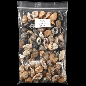 Natural History - Mini Agate Crystal Geode Half Group [100]