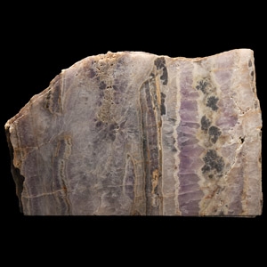 Natural History - Unpolished Cut Amethyst Crystal Geode Slice Pair