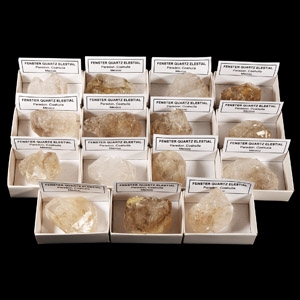 Natural History - Large Boxed Fenster Quartz Elestial Group [15]