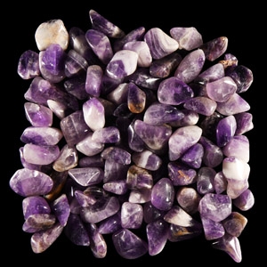 Natural History - Polished Amethyst Crystal Pebble Group [100]