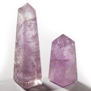 Natural History - Cut and Polished Amethyst Crystal Obelisk Group [2]