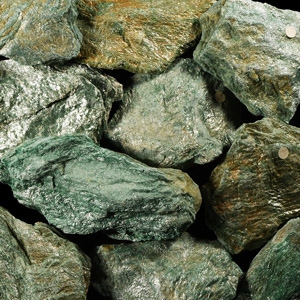 Natural History - Large Green Fuchsite Mineral Specimen Group [10]