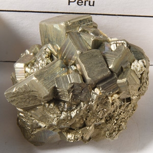 Natural History - Boxed Pyrite Fools Gold Crystal Specimen