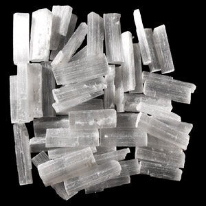 Natural History - Satin Spar Wand Group [50]